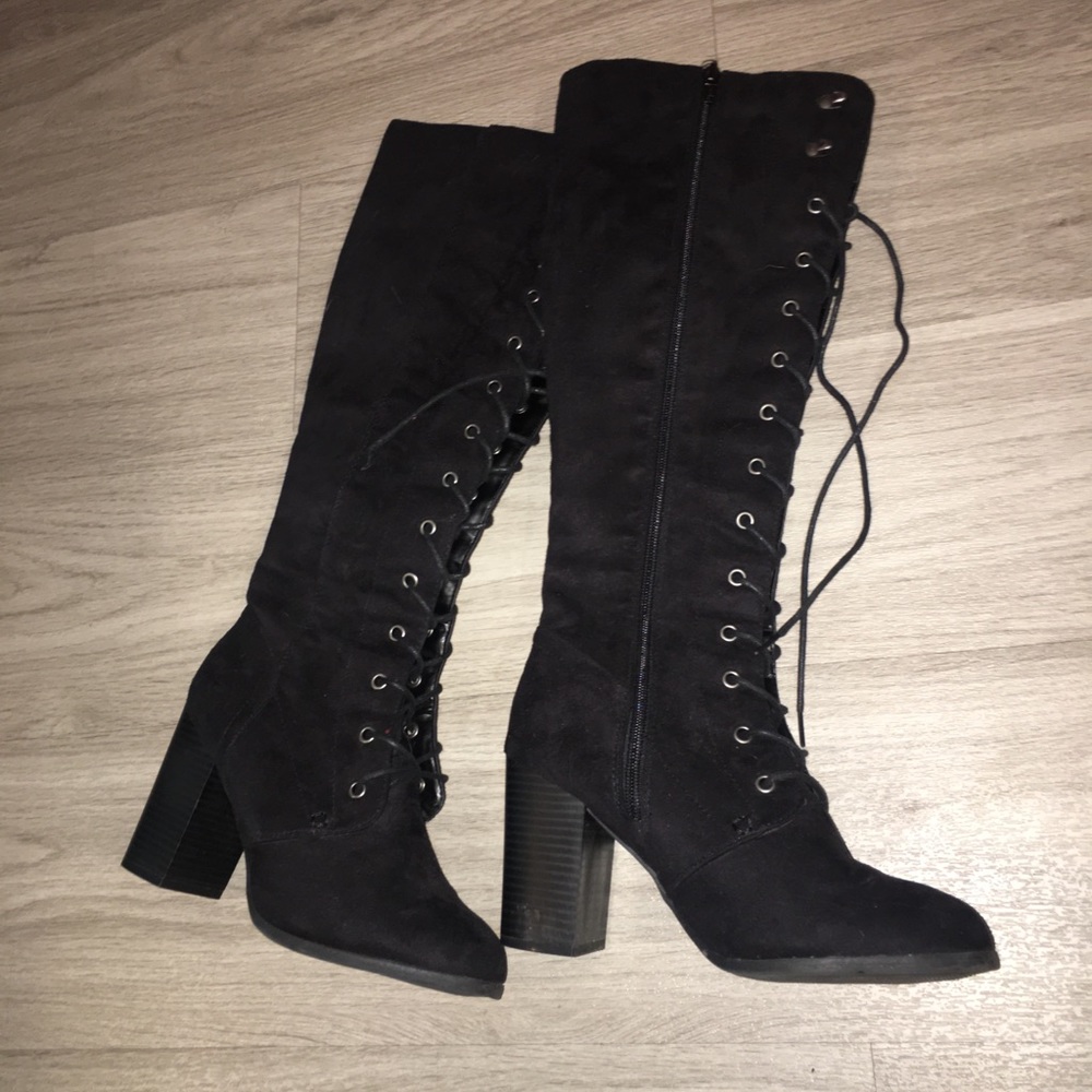 Knee high boots!